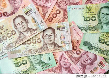 タイバーツ紙幣 38464963