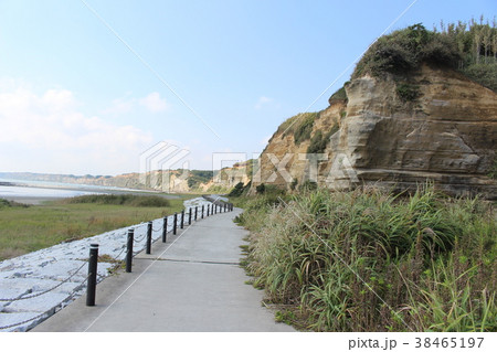屛風ヶ浦の岸壁 38465197