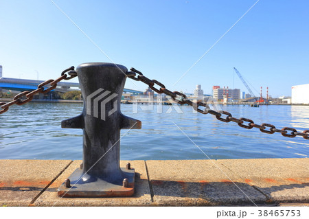 博多港・ベイサイド(快晴・青空)_福岡県福岡市 博多港・ベイサイド(快晴・青空)_福岡県福岡市 38465753