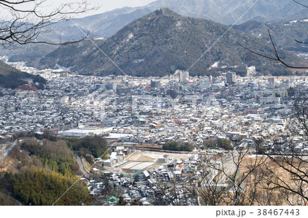 雪化粧の安佐北区可部町 38467443