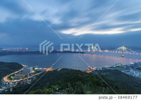 風景 夜景 韓国 38469177