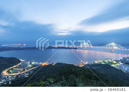 風景 夜景 韓国 38469181