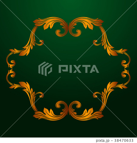Vector baroque of vintage elements for design.  38470633
