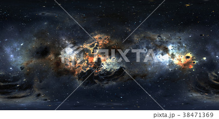 360 Space panorama with nebula and stars 360 Space panorama with nebula and stars 38471369
