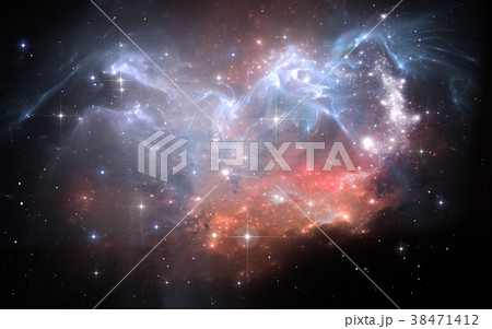 Space background with nebula and stars Space background with nebula and stars 38471412