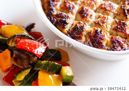 塩サバのリエットを焼いて 38472412