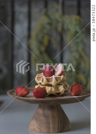 苺のワッフル 38473322