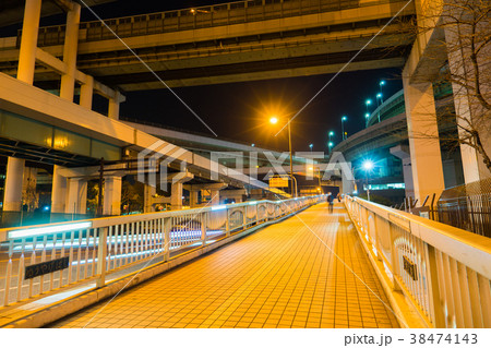 天保山ジャンクション　夜景２ 38474143