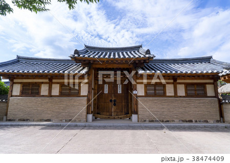 夏 河回村 建築 38474409