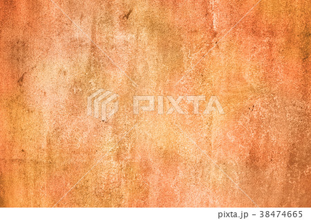 Grunge orange yellow painted on concrete wall. Grunge orange yellow painted on concrete wall. 38474665