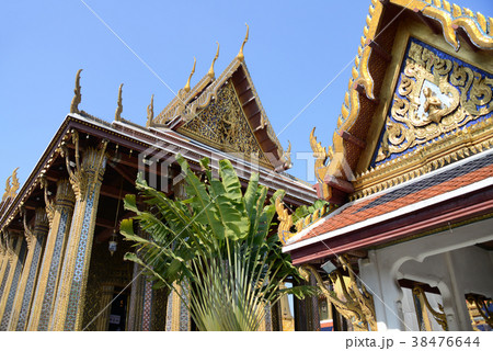 タイ王国　王宮　ワット・プラケーオのエメラルド仏寺院 38476644
