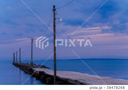 《千葉県》原岡桟橋・夕景 38478268
