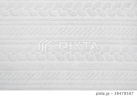 White blanket close up texture or background 38478587