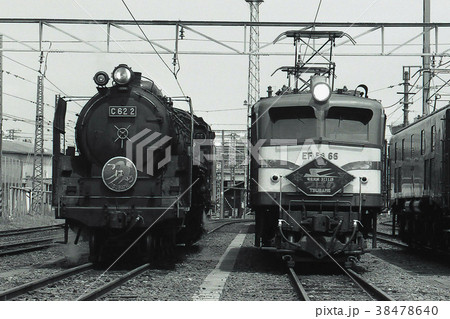鉄道　EF58　EF5866　東海道電化完成　吹田　機関区　ヘッドマーク　HM　 国鉄　電機機関車　 38478640