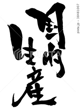 国内生産・・・文字 38481007
