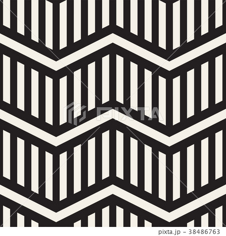 Seamless zig zag lines pattern vector background 7686645 Vector