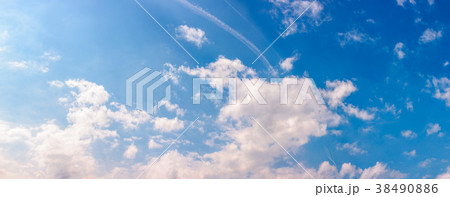 amazing cloud formations on a blue sky 38490886