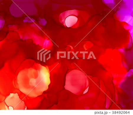 Colorful background hand drawn with bright inks 38492064