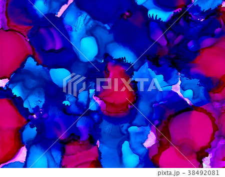 Colorful background hand drawn with bright inks 38492081