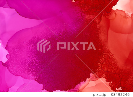 Colorful background hand drawn with bright inks 38492246