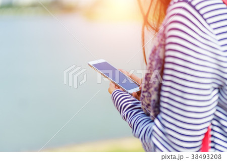 woman using smart phone. woman using smart phone. 38493208