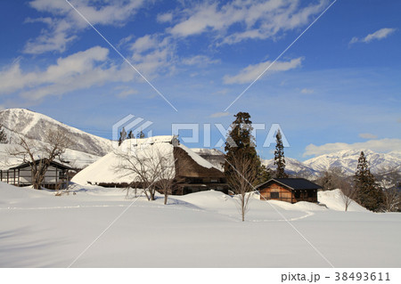 信州小谷の冬　千国街道の牛方宿 38493611