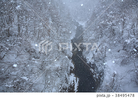 冬の小安峡 38495478