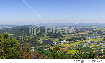 田畑 空 風景 38495774