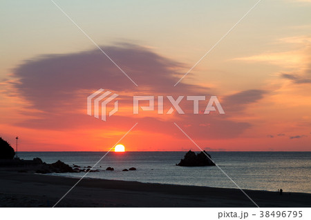 [愛知県]　大石海岸　太平洋ロングビーチ　日の出 38496795