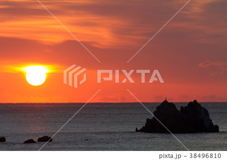 [愛知県]　大石海岸　太平洋ロングビーチ　日の出 38496810