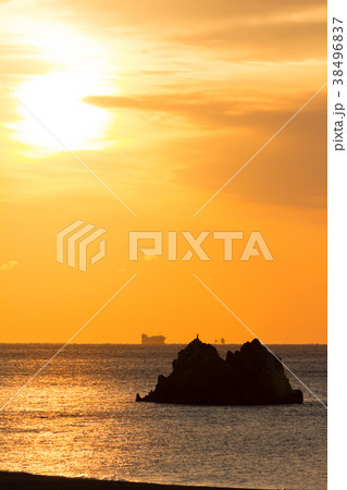 [愛知県]　大石海岸　太平洋ロングビーチ　日の出 38496837