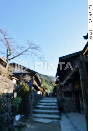 長野県木曽郡南木曽町妻籠宿のイメージ写真 38497471