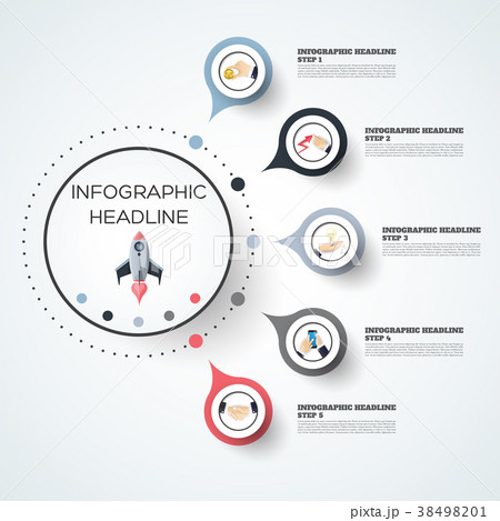 Abstract infographics number options template. Abstract infographics number options template. 38498201