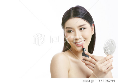 アジア人女性のビューティーシリーズ　メイク 38498294