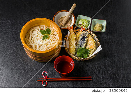 手打ちうどん　homemade noodles of Japan(udon) 38500342