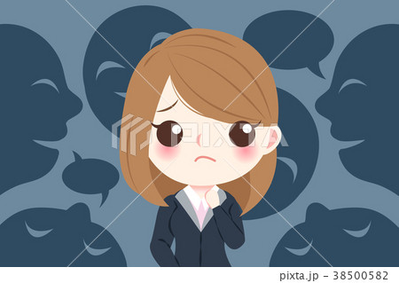 blusiness woman with bullying 38500582