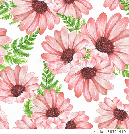 Floral seamless pattern 1. Watercolor flowers Floral seamless pattern 1. Watercolor flowers 38501410