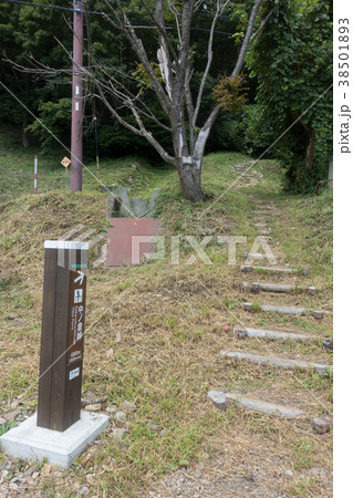 [山梨県]　中ノ倉峠展望地 入口　案内板 38501893