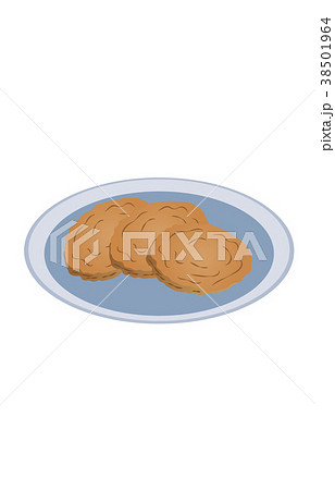 食材食品いろいろさつま揚げのイラスト素材