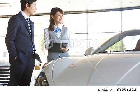 自動車ディーラー　接客 38503212