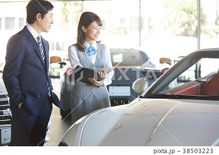 自動車ディーラー　接客 38503223
