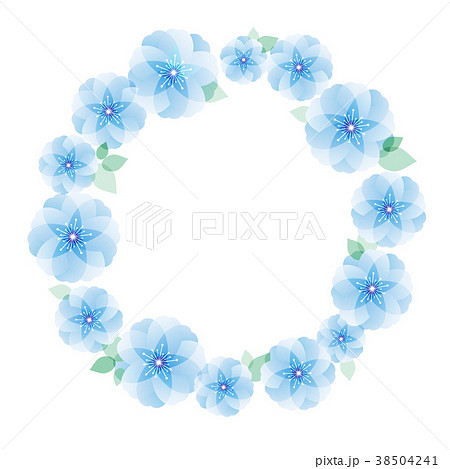 水色の花冠のイラスト素材 38504241 Pixta