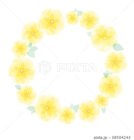 黄色の花冠のイラスト素材 38504243 Pixta