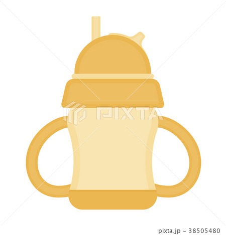 Baby sippy cup isolated on white 38505480