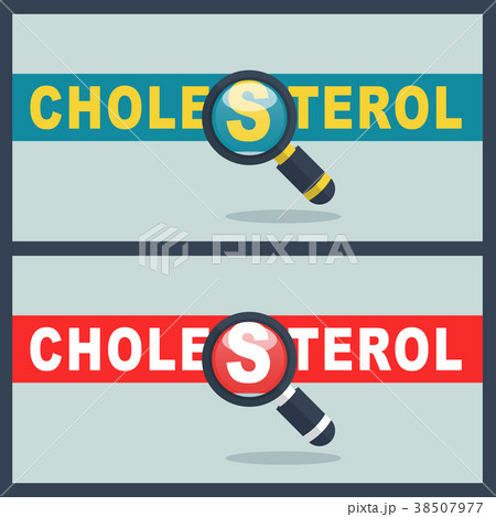 cholesterol word with magnifier concept cholesterol word with magnifier concept 38507977