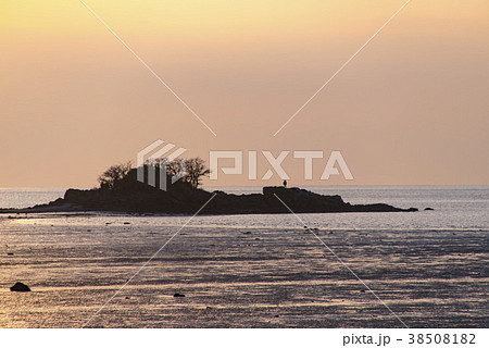 江華郡 島 夕焼け 38508182
