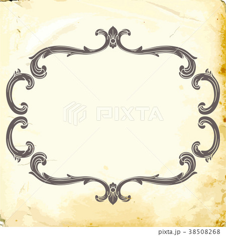 Vector baroque of vintage elements for design. Vector baroque of vintage elements for design. 38508268