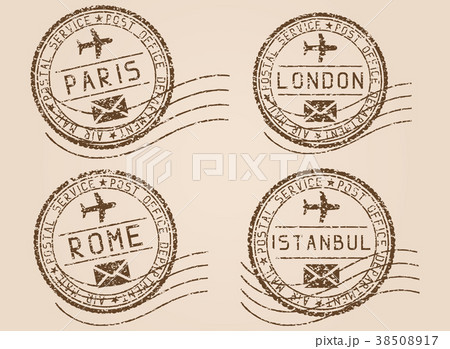 City postmarks. Old faded retro styled impress City postmarks. Old faded retro styled impress 38508917
