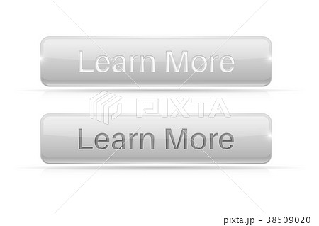 White button LEARN MORE. Active and normal White button LEARN MORE. Active and normal 38509020