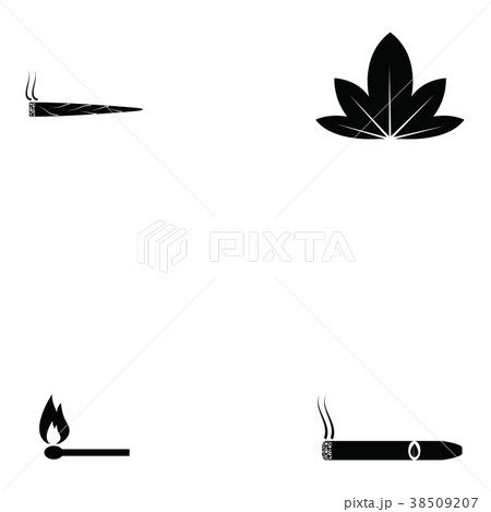 smoking icon set 38509207